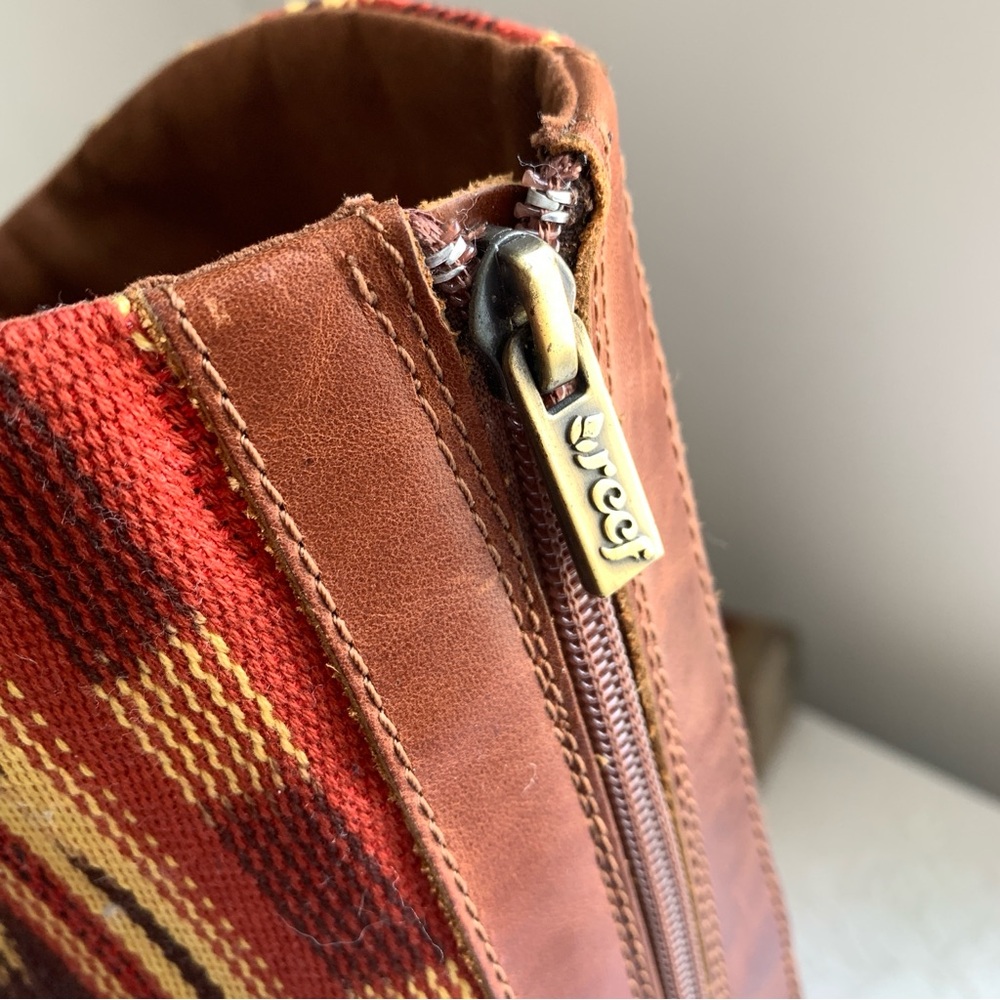Reef Santa Marta Leather And Textile Boots - Picture 10 of 11